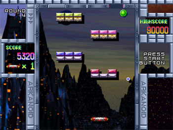 Pantallazo del juego online Arkanoid Returns (PSX)