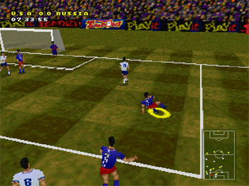Pantallazo del juego online Actua Soccer (PSX)