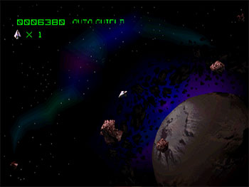 Pantallazo del juego online Asteroids (PSX)