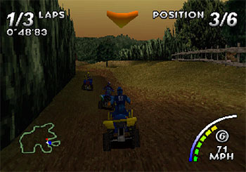 Pantallazo del juego online ATV Quad Power Racing (PSX)