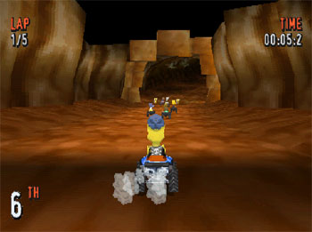 Pantallazo del juego online ATV Racers (PSX)