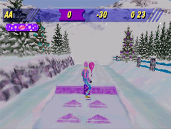 Pantallazo del juego online Barbie Super Sports (PSX)