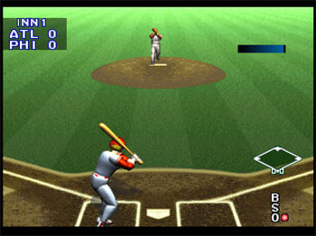 Pantallazo del juego online Bases Loaded '96 Double Header (PSX)