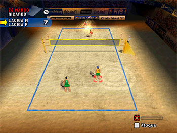 Pantallazo del juego online Beach Volleyball (PSX)