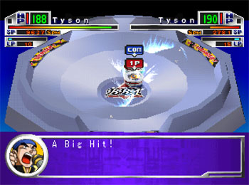 Pantallazo del juego online Beyblade (PSX)