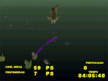 Pantallazo del juego online Big Bass Fishing (PSX)