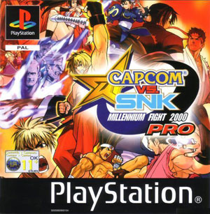 Carátula del juego Capcom vs SNK Millennium Fight 2000 Pro (PSX)