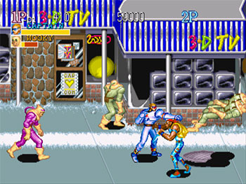Pantallazo del juego online Captain Commando (PSX)