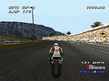 Pantallazo del juego online Castrol Honda Superbike Racing (PSX)
