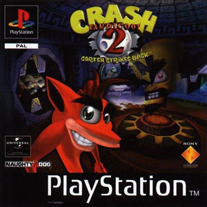 Carátula del juego Crash Bandicoot 2 Cortex Strikes Back (PSX)