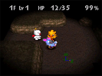 Pantallazo del juego online Chocobo's Dungeon 2 (PSX)