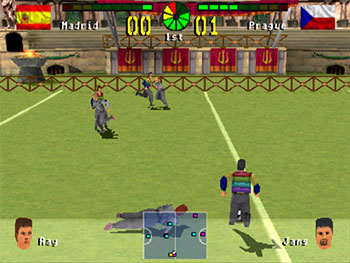 Pantallazo del juego online Chris Kamara's Street Soccer (PSX)