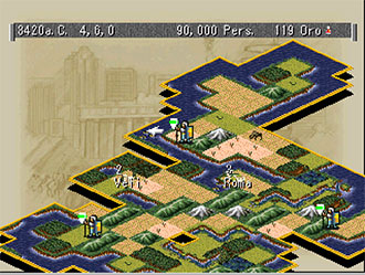 Pantallazo del juego online Civilization II (PSX)