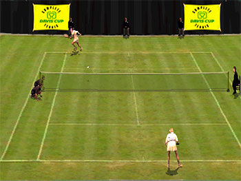 Pantallazo del juego online Davis Cup Complete Tennis (PSX)