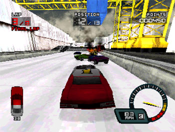 Pantallazo del juego online Demolition Racer (PSX)