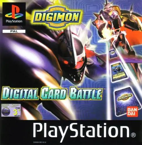 Portada de la descarga de Digimon Digital Card Battle