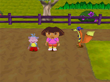 Pantallazo del juego online Dora the Explorer Barnyard Buddies (PSX)