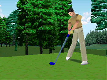 Pantallazo del juego online Nippon Golf Kyoukai Kanshuu Double Eagle (PSX)