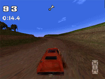 Pantallazo del juego online The Dukes of Hazzard Racing for Home (PSX)
