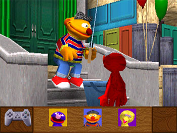 Pantallazo del juego online Sesame Street Elmo's Letter Adventure (PSX)