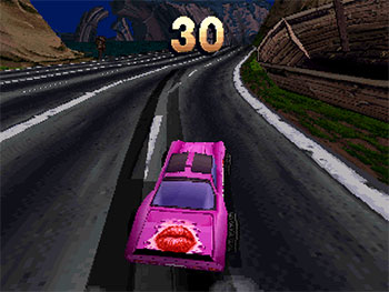 Pantallazo del juego online Explosive Racing (PSX)