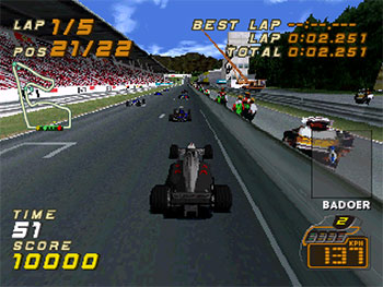 Pantallazo del juego online F1 Racing Championship (PSX)