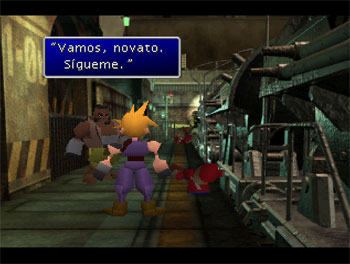 Pantallazo del juego online Final Fantasy VII (PSX)