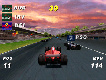 Pantallazo del juego online Formula One Arcade (PSX)