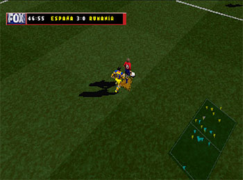 Pantallazo del juego online Fox Sports Soccer '99 (PSX)