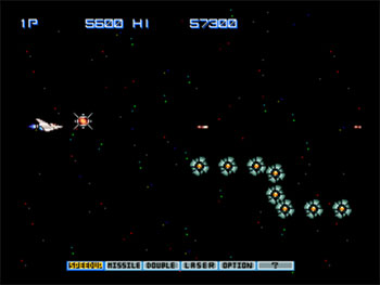 Pantallazo del juego online Gradius Deluxe Pack (PSX)