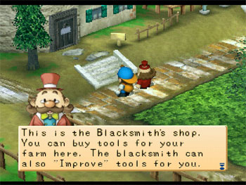Pantallazo del juego online Harvest Moon Back to Nature (PSX)