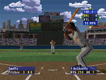 Pantallazo del juego online High Heat Baseball 2000 (PSX)