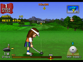Pantallazo del juego online Hot Shots Golf (PSX)