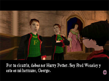 Pantallazo del juego online Harry Potter y la Piedra Filosofal (PSX)