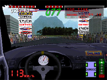 Pantallazo del juego online Hyper Rally (PSX)