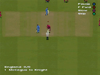 Pantallazo del juego online International Cricket Captain 2000 (PSX)