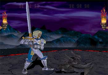 Pantallazo del juego online Advanced Dungeons & Dragons Iron & Blood -- Warriors of Ravenloft (PSX)