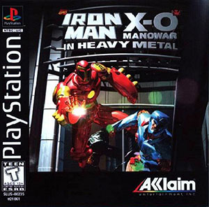 Carátula del juego Iron Man X-O Manowar in Heavy Metal (PSX)