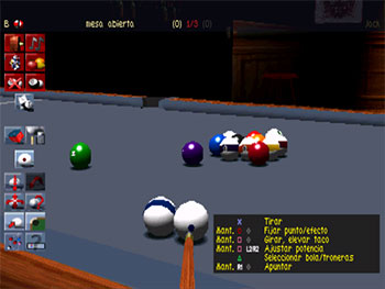 Pantallazo del juego online Jimmy White's 2 Cue Ball (PSX)