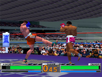 Pantallazo del juego online K-1 The Arena Fighters (PSX)
