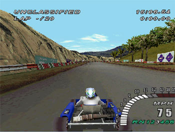 Pantallazo del juego online Kart Challenge (PSX)