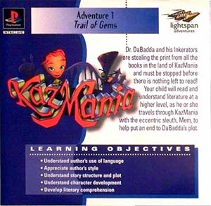 Juego online Kazmania: Adventure 1 - Trail of Gems (PSX) Juego online Kazmania: Adventure 1 - Trail of Gems (PSX)