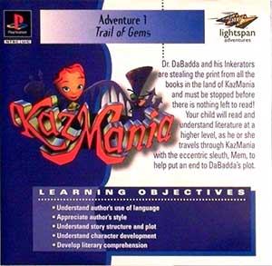 Juego online Kazmania: Adventure 1 - Trail of Gems (PSX)