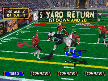 Pantallazo del juego online Kurt Warner's Arena Football Unleashed (PSX)