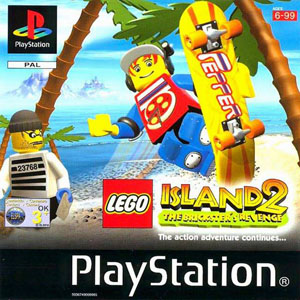 Carátula del juego LEGO Island 2 The Brickster's Revenge (PSX)