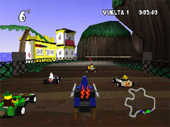 Pantallazo del juego online LEGO Racers (PSX)