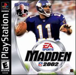 Carátula del juego Madden NFL 2002 (PSX)