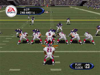 Pantallazo del juego online Madden NFL 2002 (PSX)