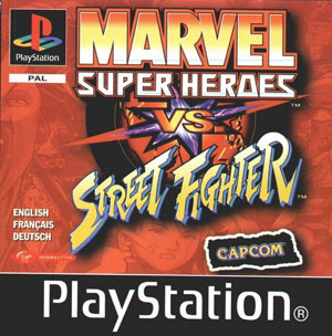 Carátula del juego Marvel Super Heroes Vs Street Fighter (PSX)