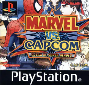 Portada de la descarga de Marvel vs. Capcom: Clash of Super Heroes